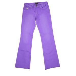 Vintage Rocawear Bootcut Jeans Women's 7/8 Purple Y2K Retro Early 2000s Denim